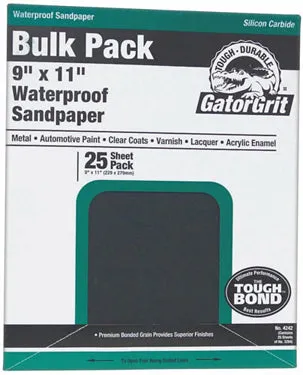 9X11 WATERPROOF 180 BULK SANDPAPER