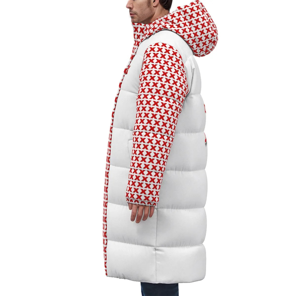 All-Over Print Unisex Long Down Jacket X8 cityboy, print