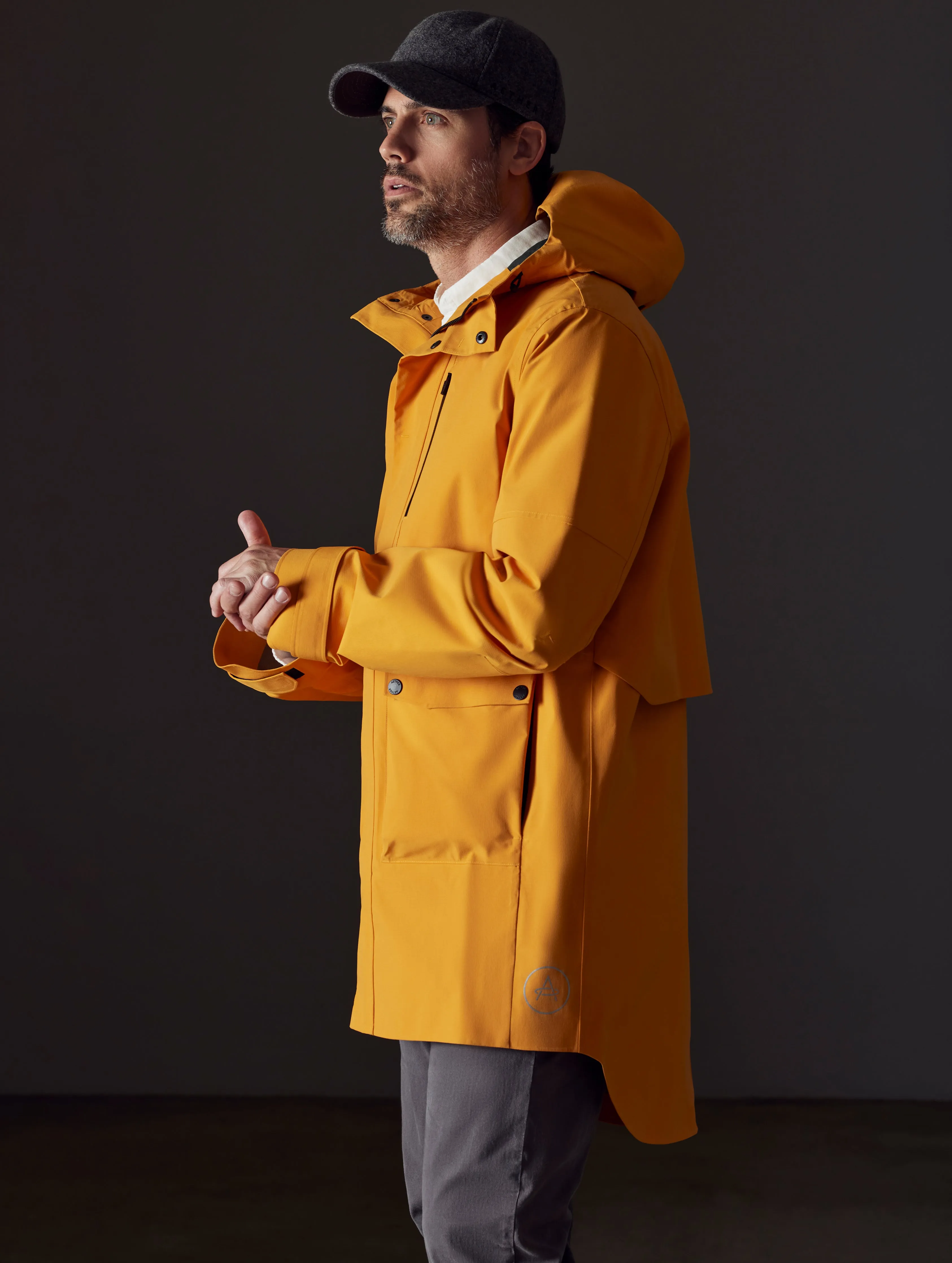 Anders Rain Jacket - Midas Orange