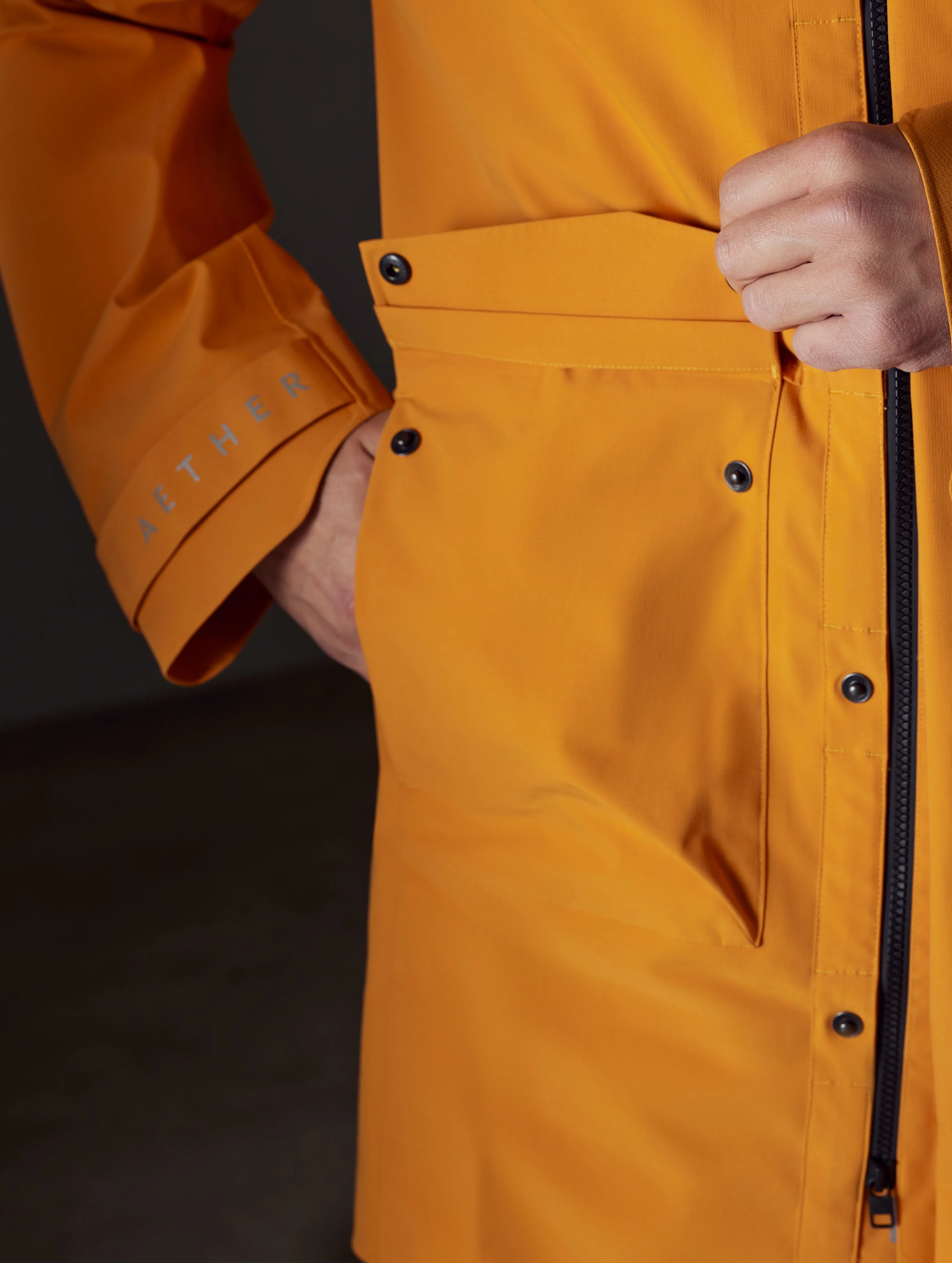 Anders Rain Jacket - Midas Orange