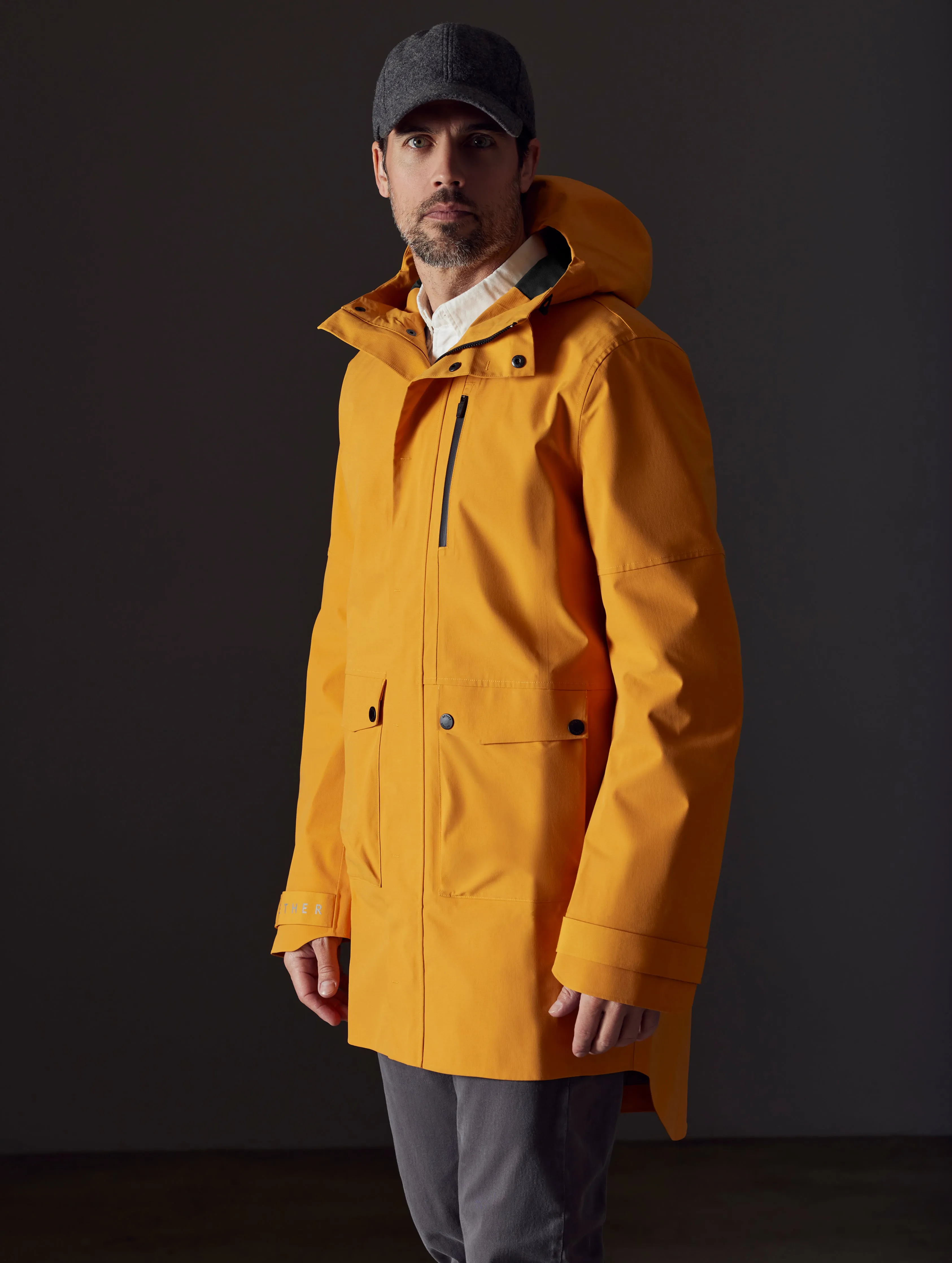 Anders Rain Jacket - Midas Orange