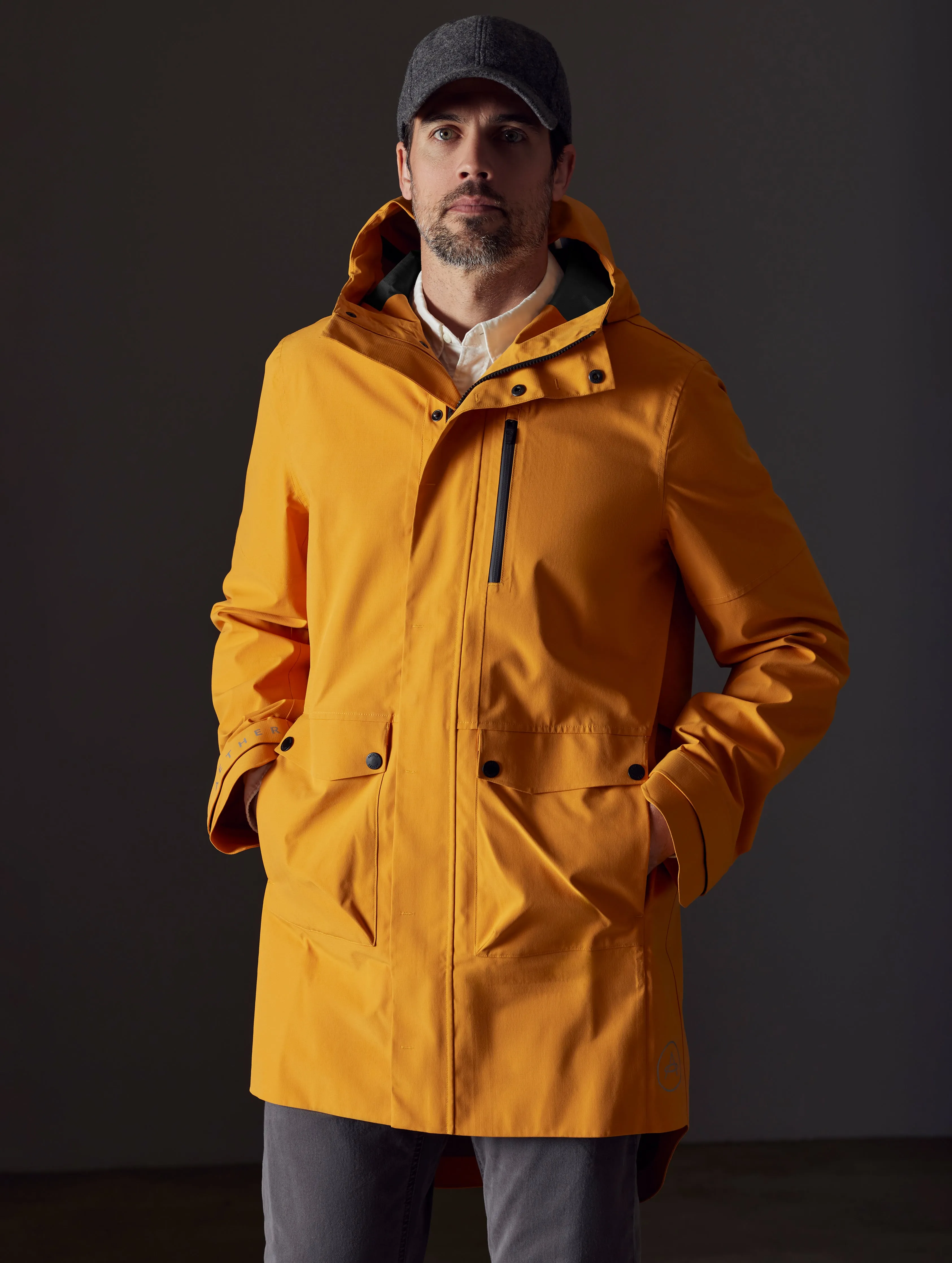 Anders Rain Jacket - Midas Orange