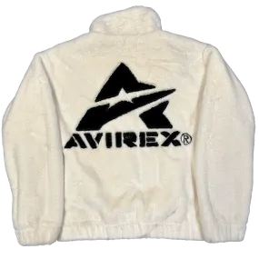 Avirex Fur Jacket In White ( L )