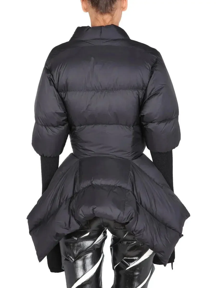 Black Batwing Duvet Down Jacket