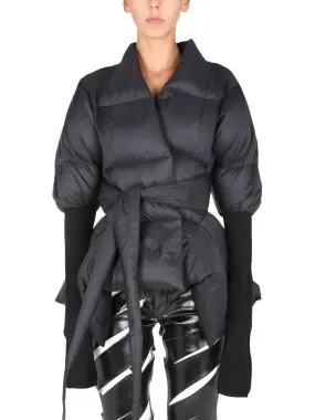 Black Batwing Duvet Down Jacket