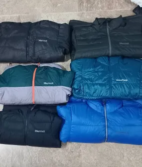 *Branded Marmot puffer jackets*