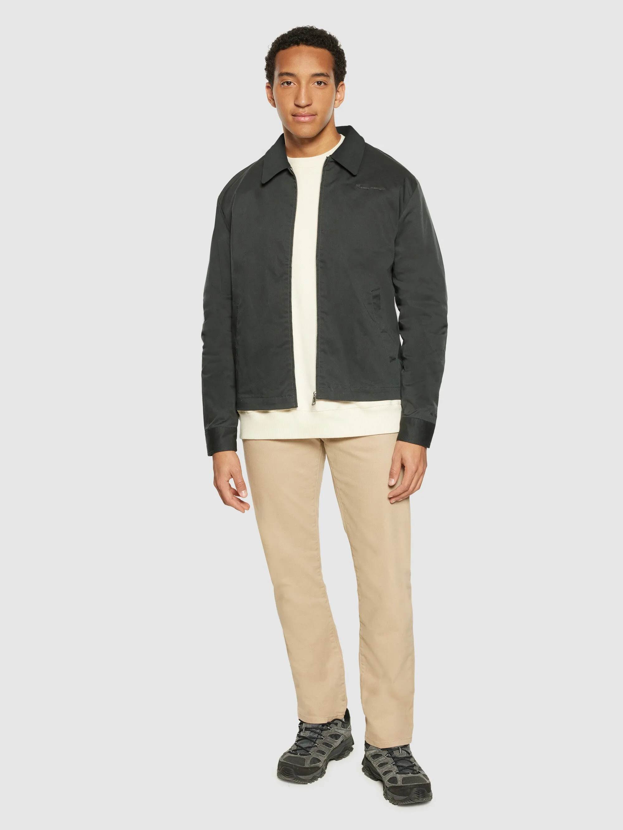 Canvas bomber jacket - GOTS - Phantom