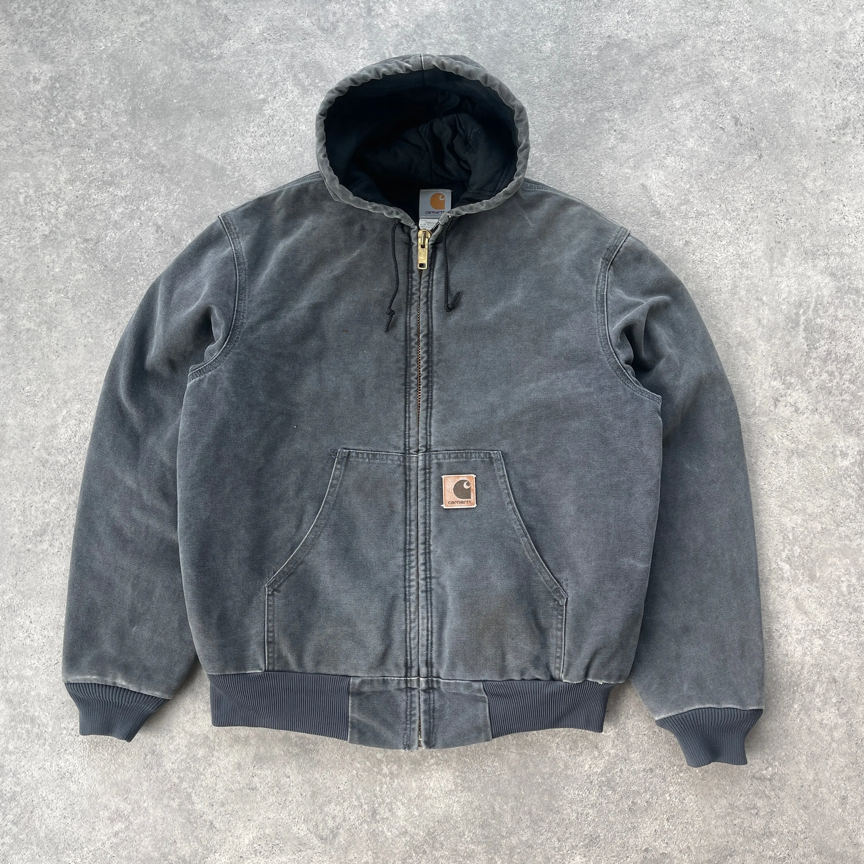 Carhartt 2002 heavyweight hooded active jacket (M)