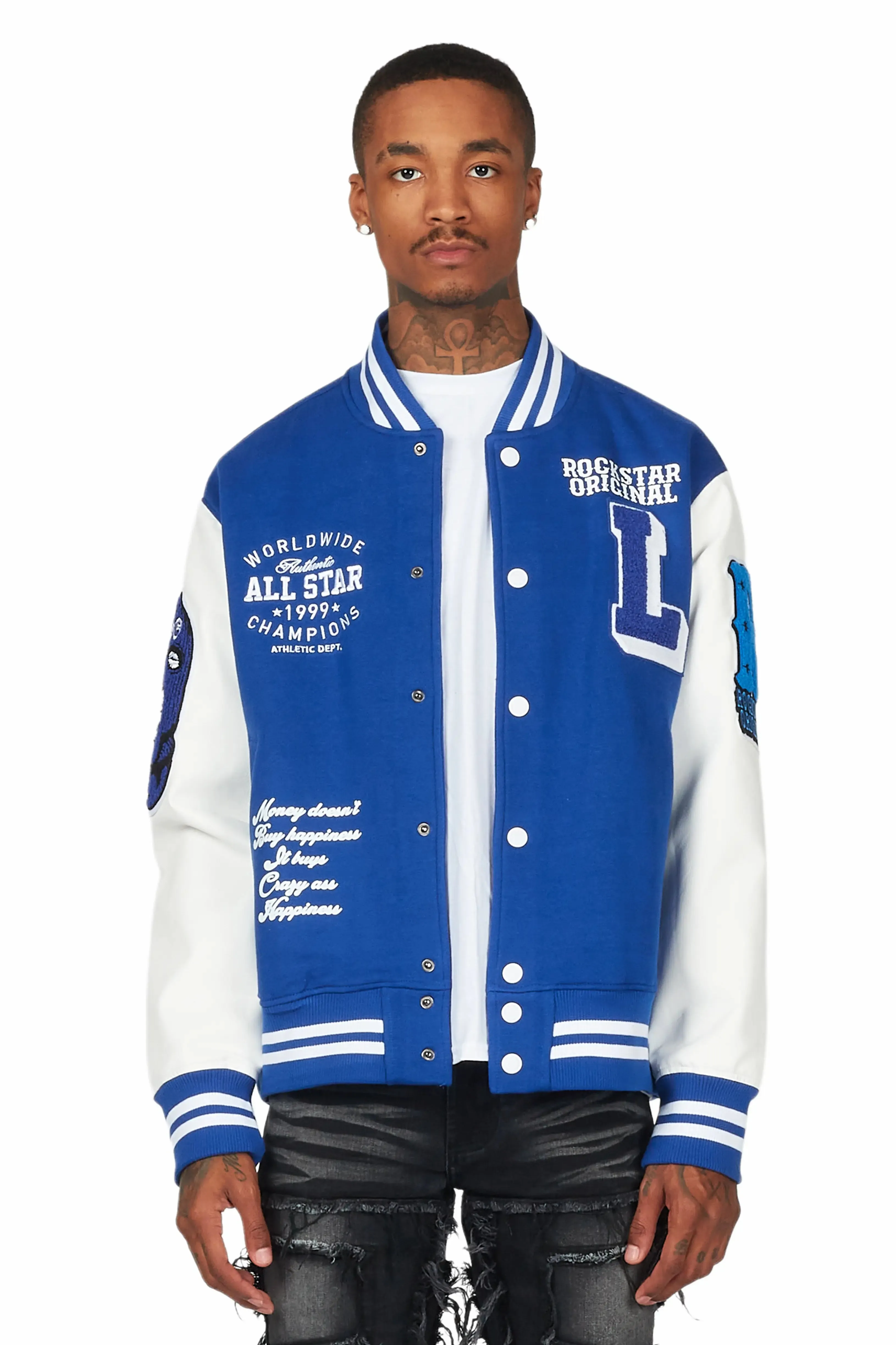 Castillo Royal Blue Varsity Jacket