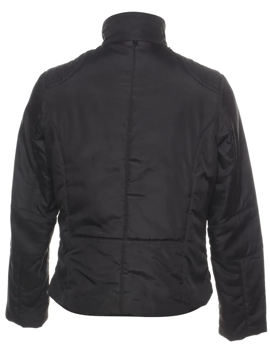 Classic Black Puffer Jacket - S