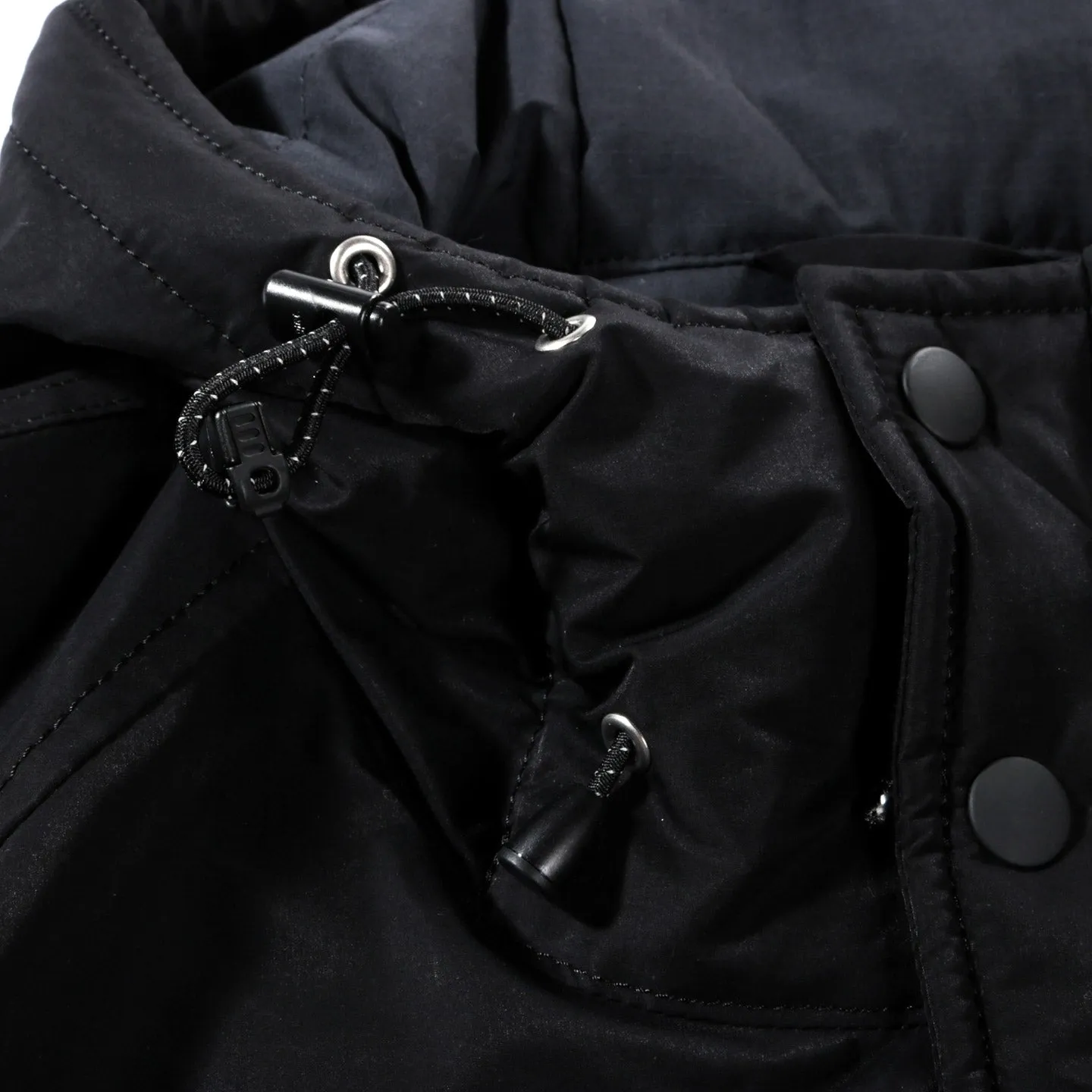 COMME DES GARCONS HOMME C010 DOWN PARKA BLACK