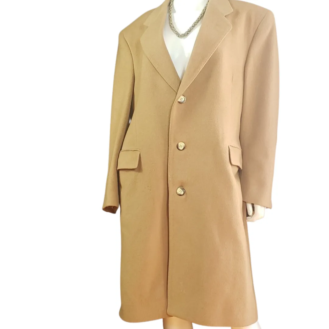 De Silva Wool Cashmere Coat Size Large