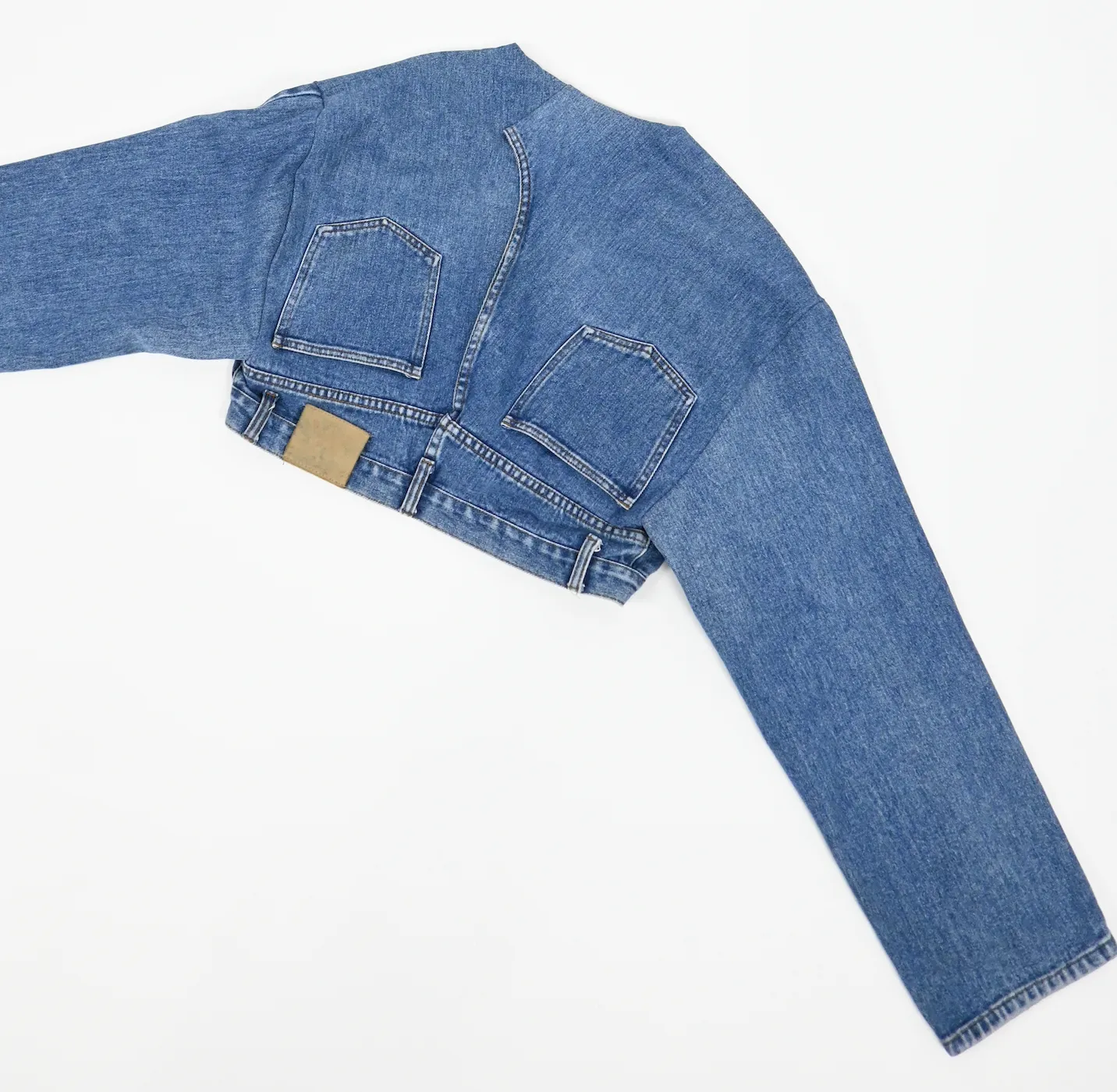 Denim Pants Jacket (Size M/L)