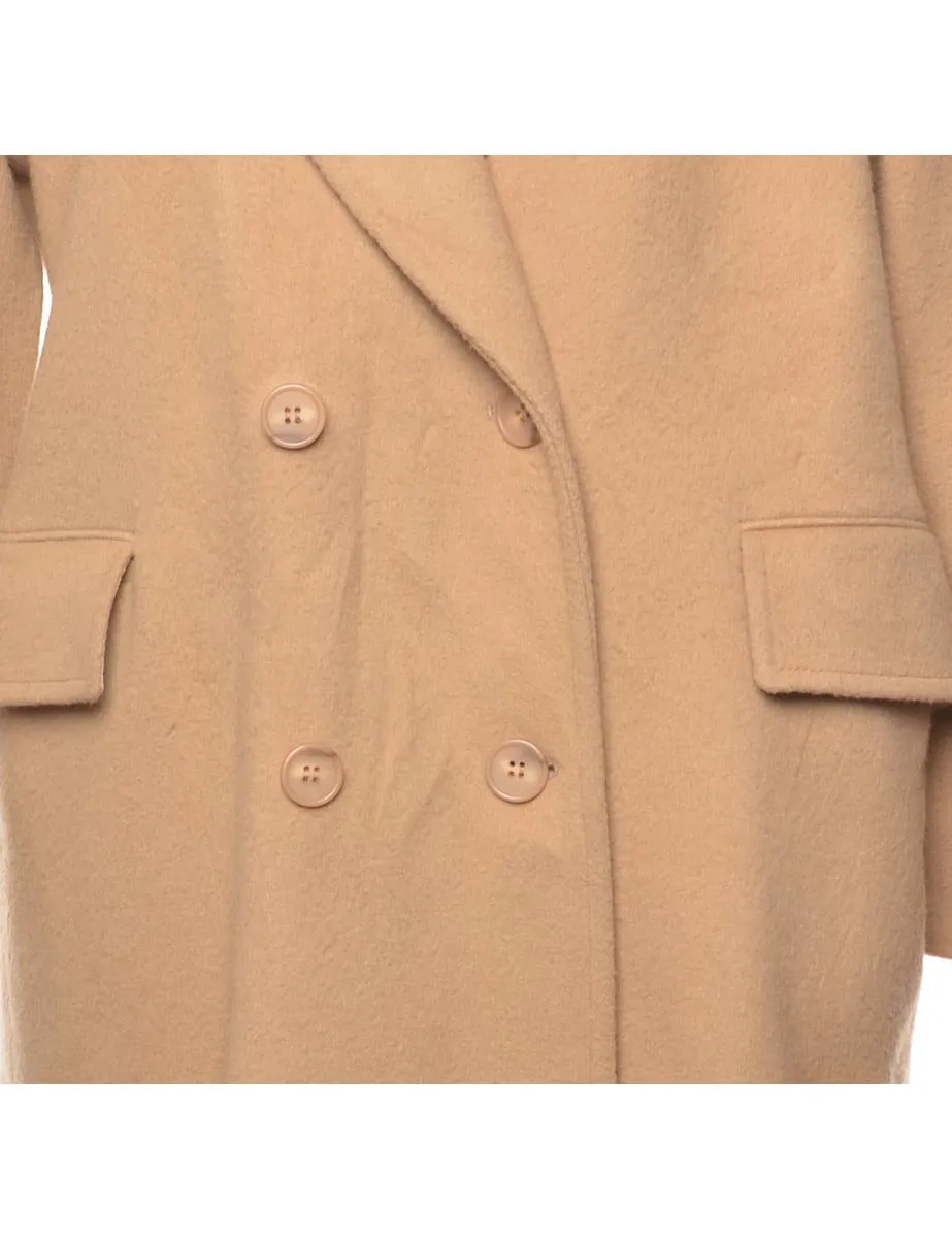 Double Breasted Wool Coat - XL