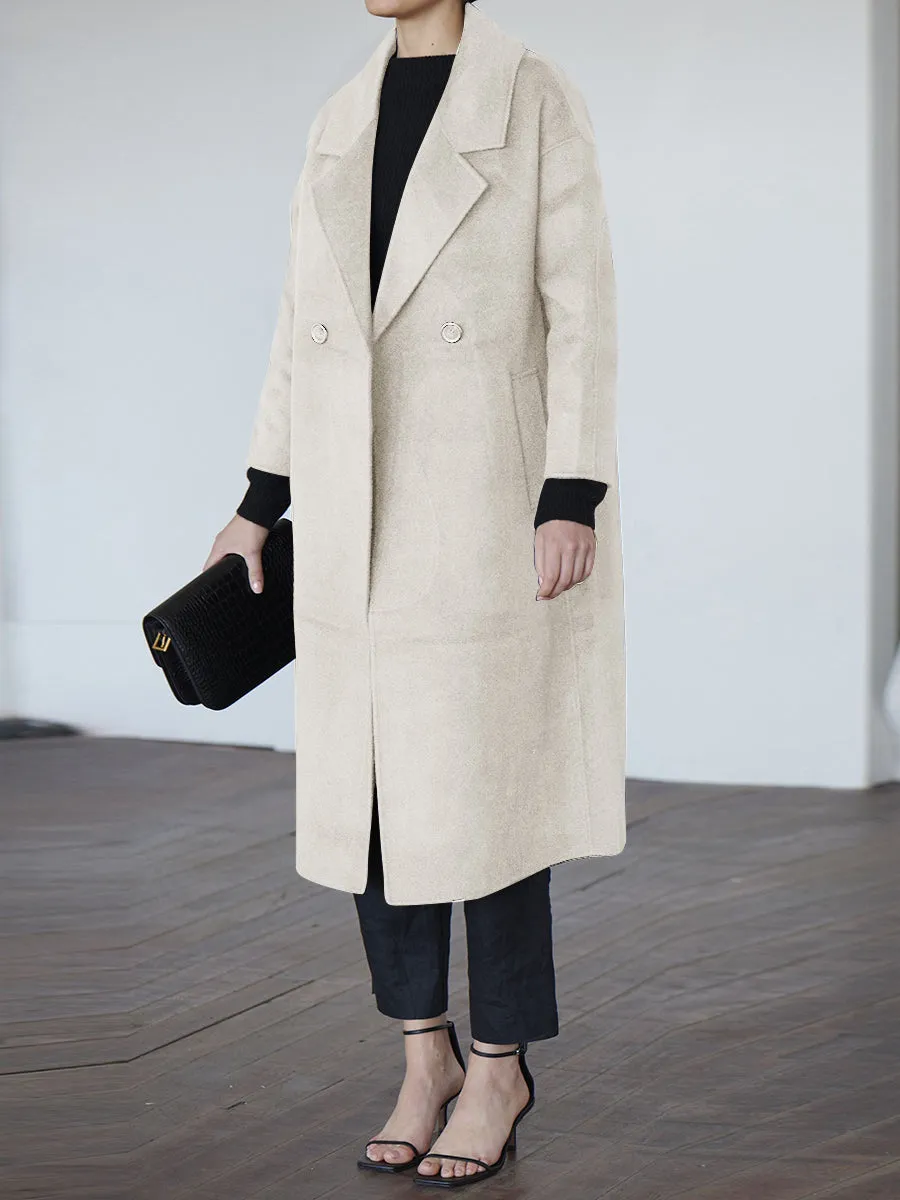 Elegant Temperament Button Coat