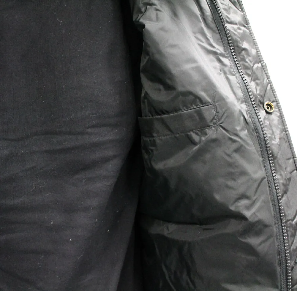 FEATHER DOWN INSULATED PADDED LONG JACKET