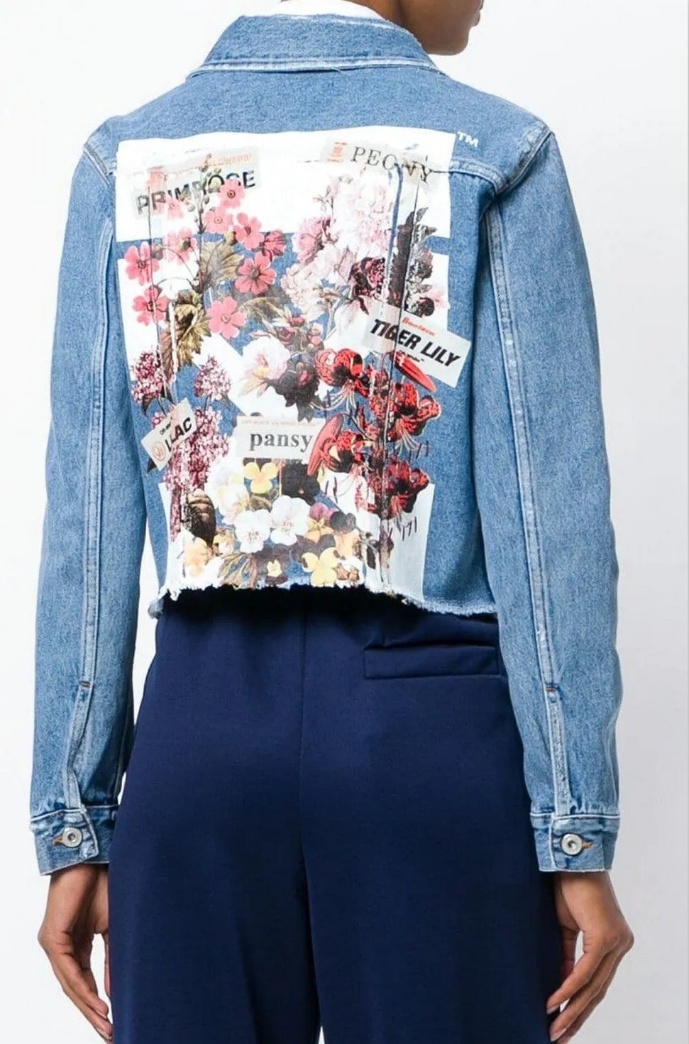 Flower Shop Denim Jacket