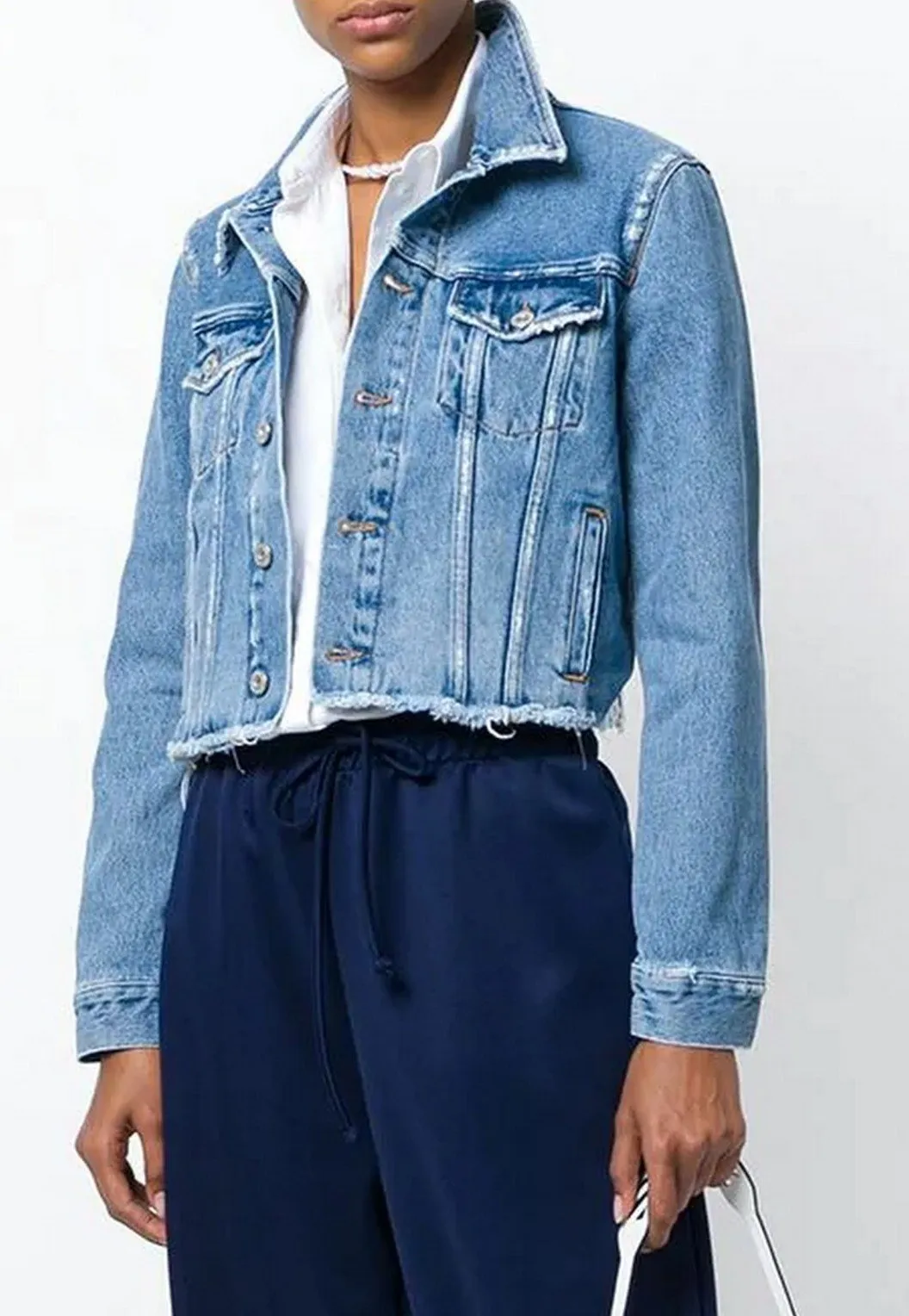 Flower Shop Denim Jacket