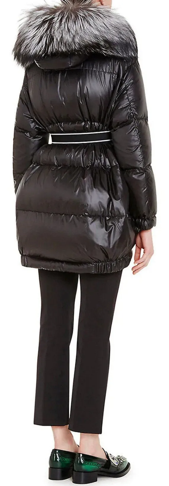 Fox Fur-Trimmed Puffer Jacket