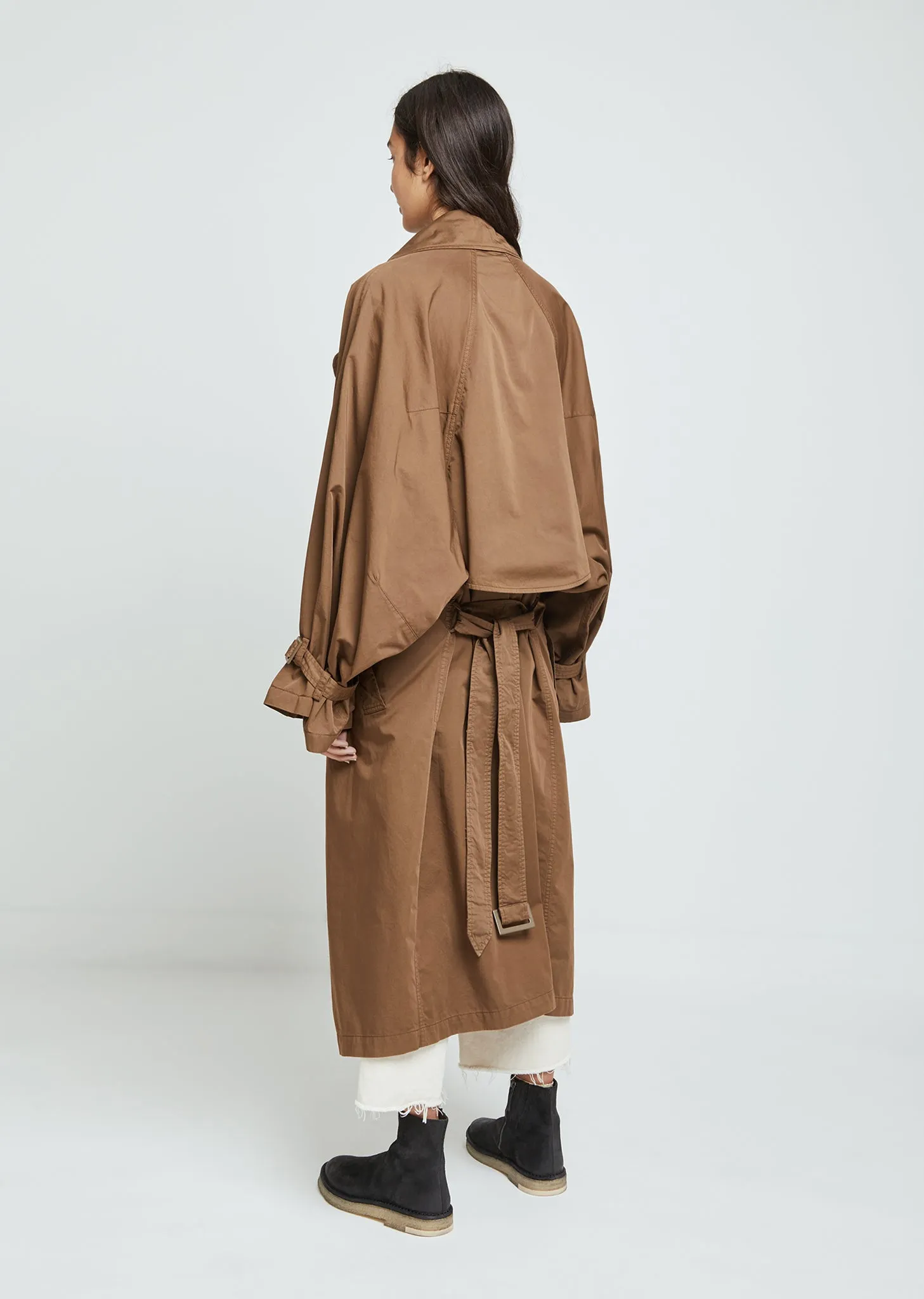 Garment Dyed Trench Coat