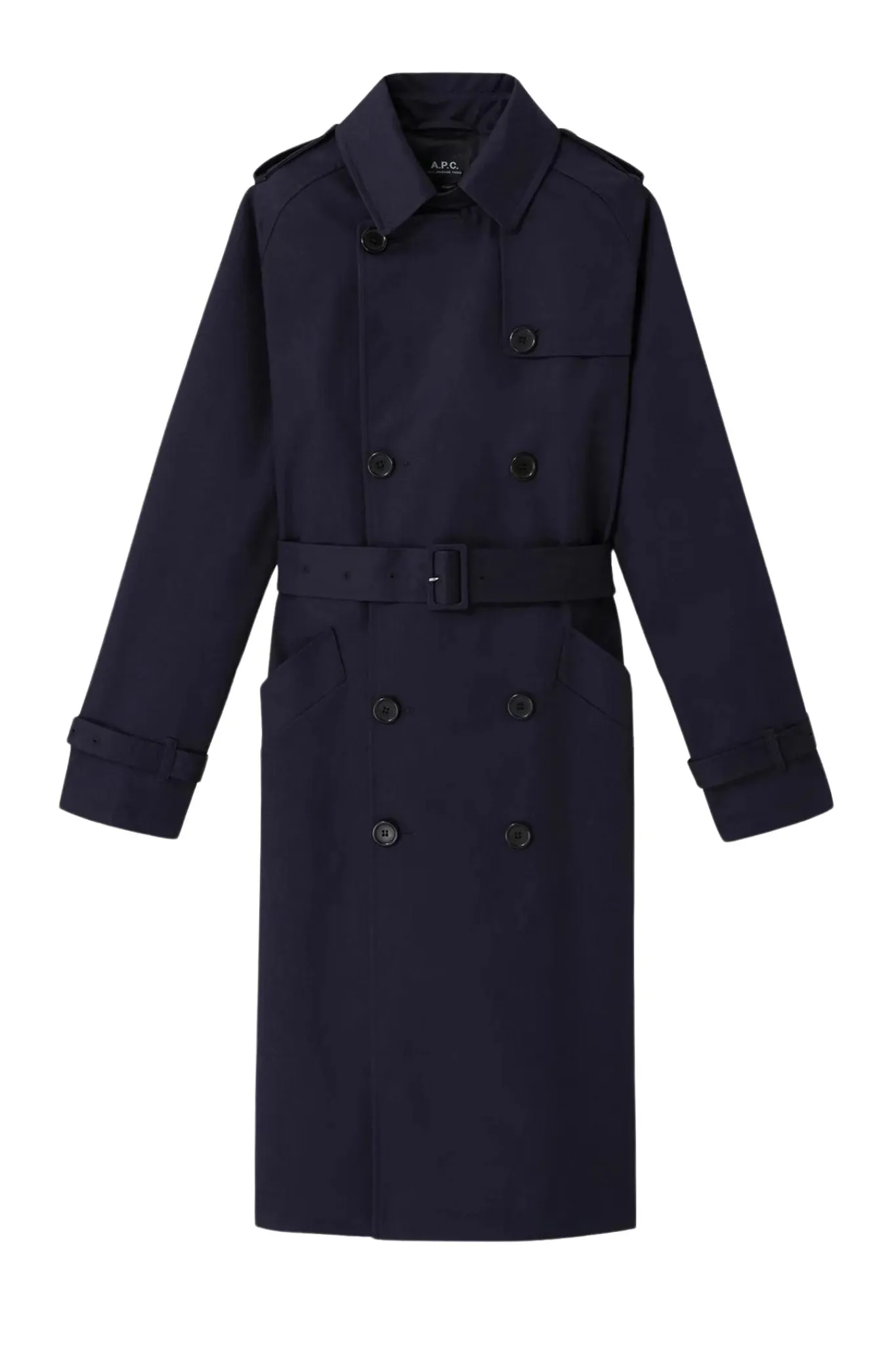 Greta Trench in Dark Navy