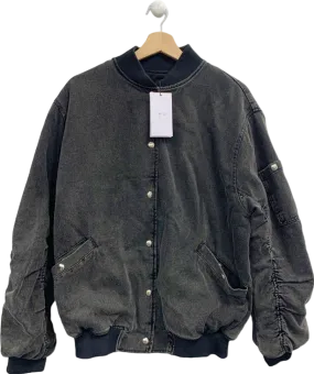 IRO Dark Grey ILARO Bomber Jacket UK 8