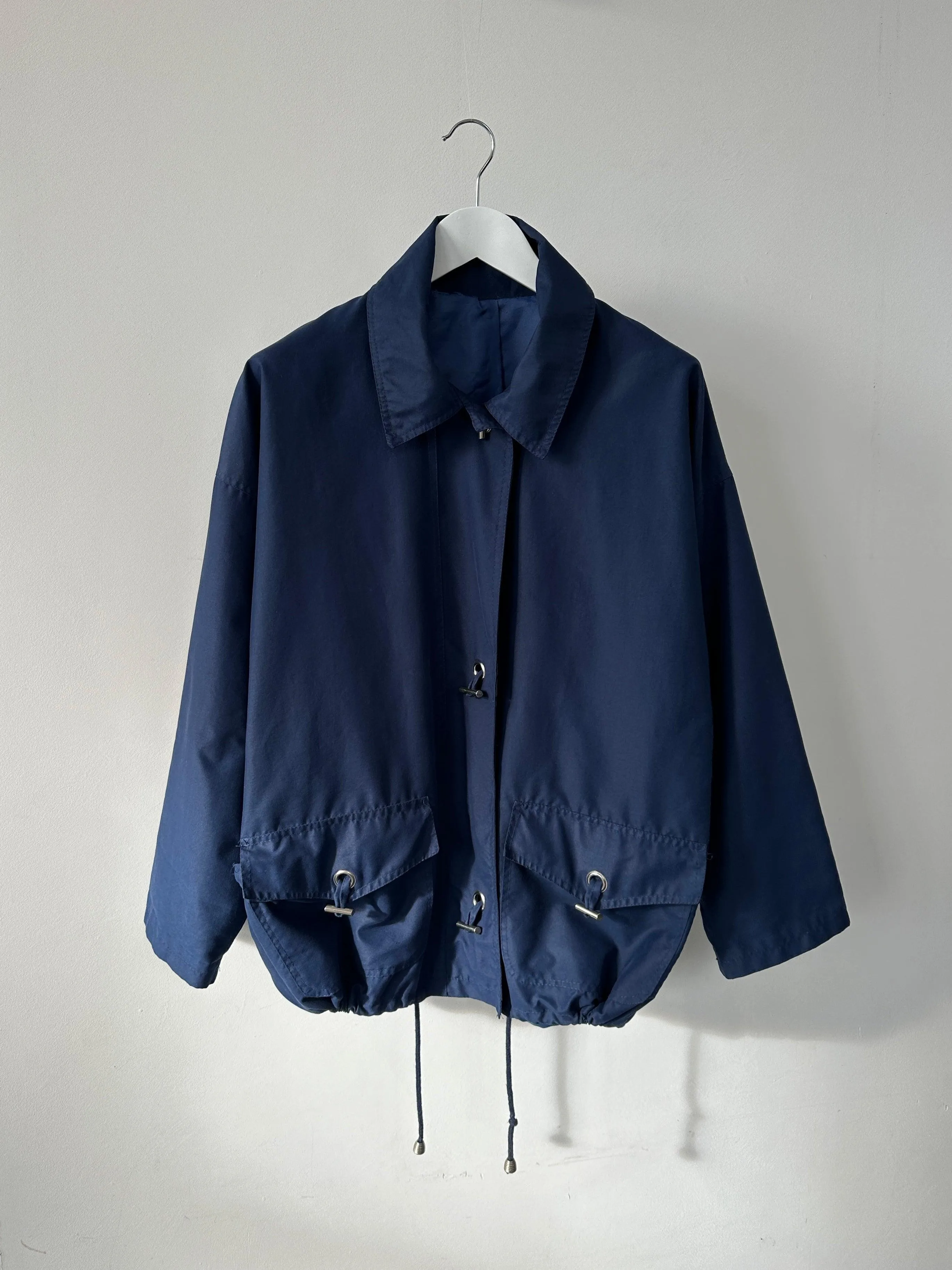 Italian Vintage Pure Cotton Bomber Jacket - M/L