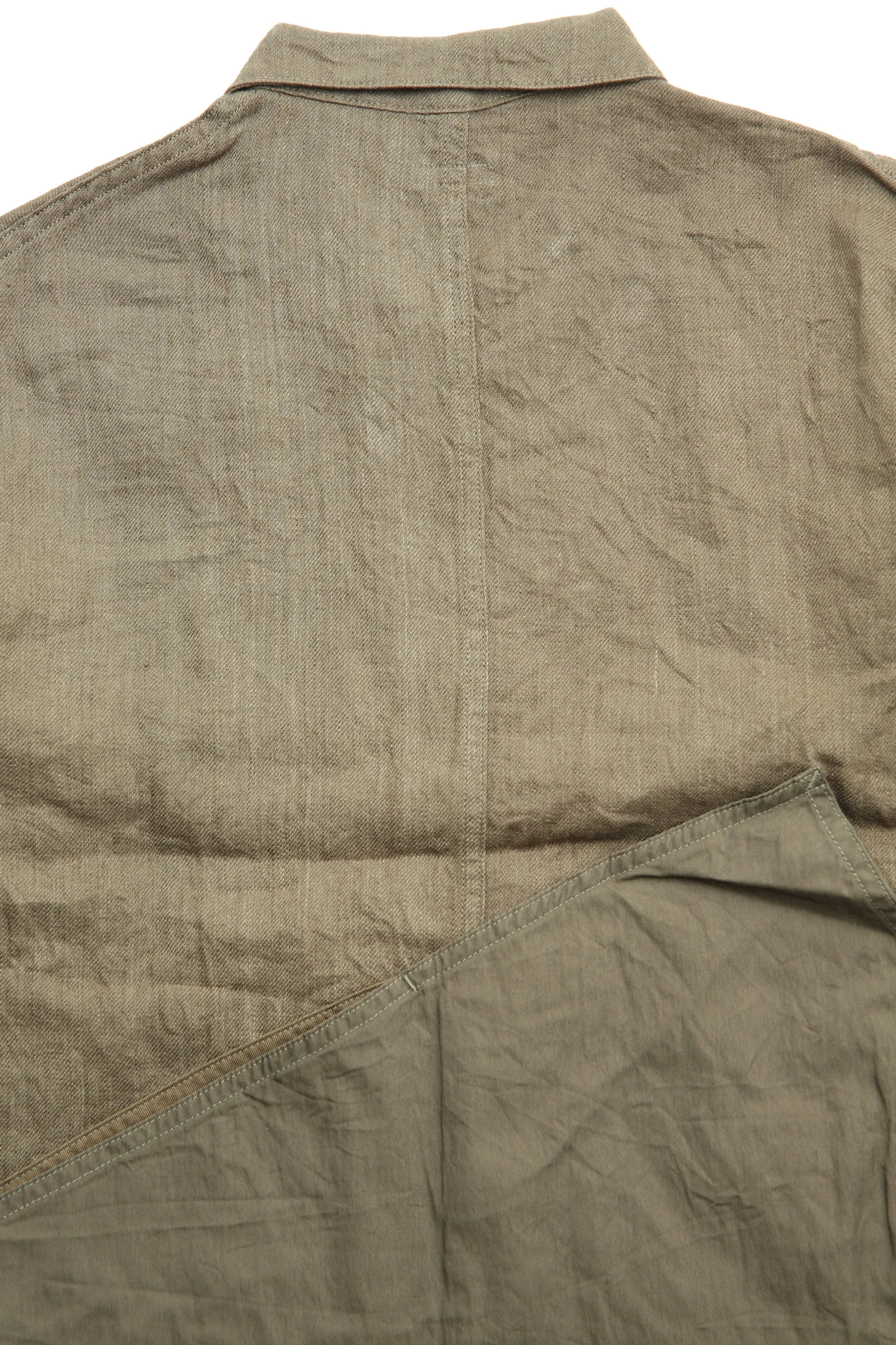 Kapital Linen Chino Cloth x Gabardine RINGOMAN Coverall - Khaki - (EK-1575)