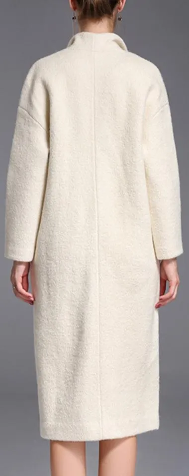 Large Collar Wool Coat