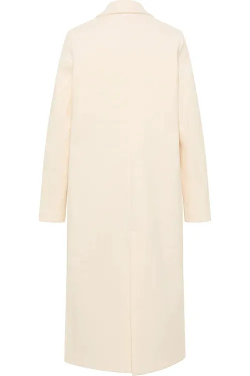 LES BLONDINETTES Cream Long Coat