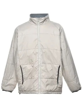 Light Grey Puffer Jacket - XL