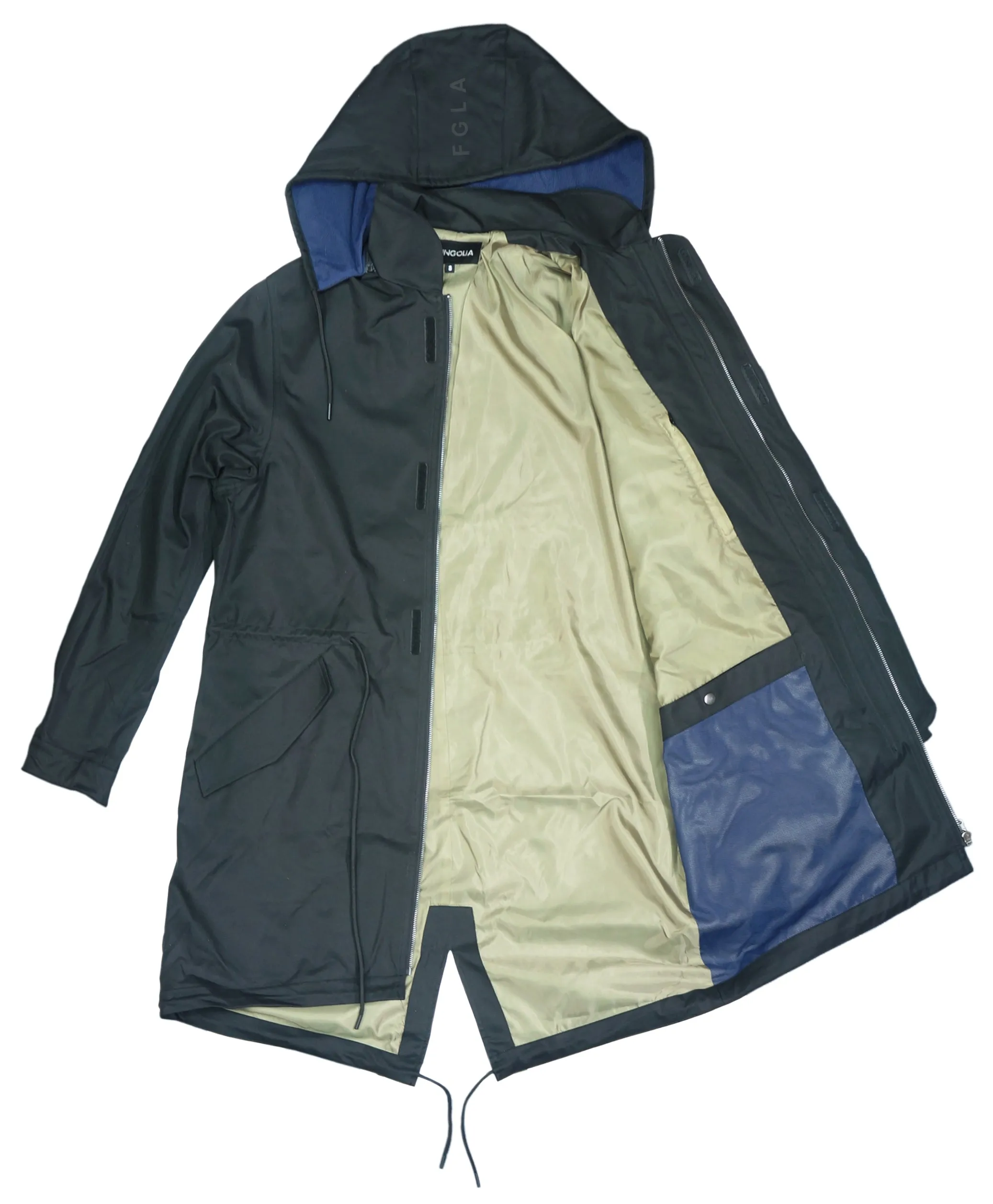 <A 000a001y5a03> Fungolia 2020 Travel Parka Jacket (Black)