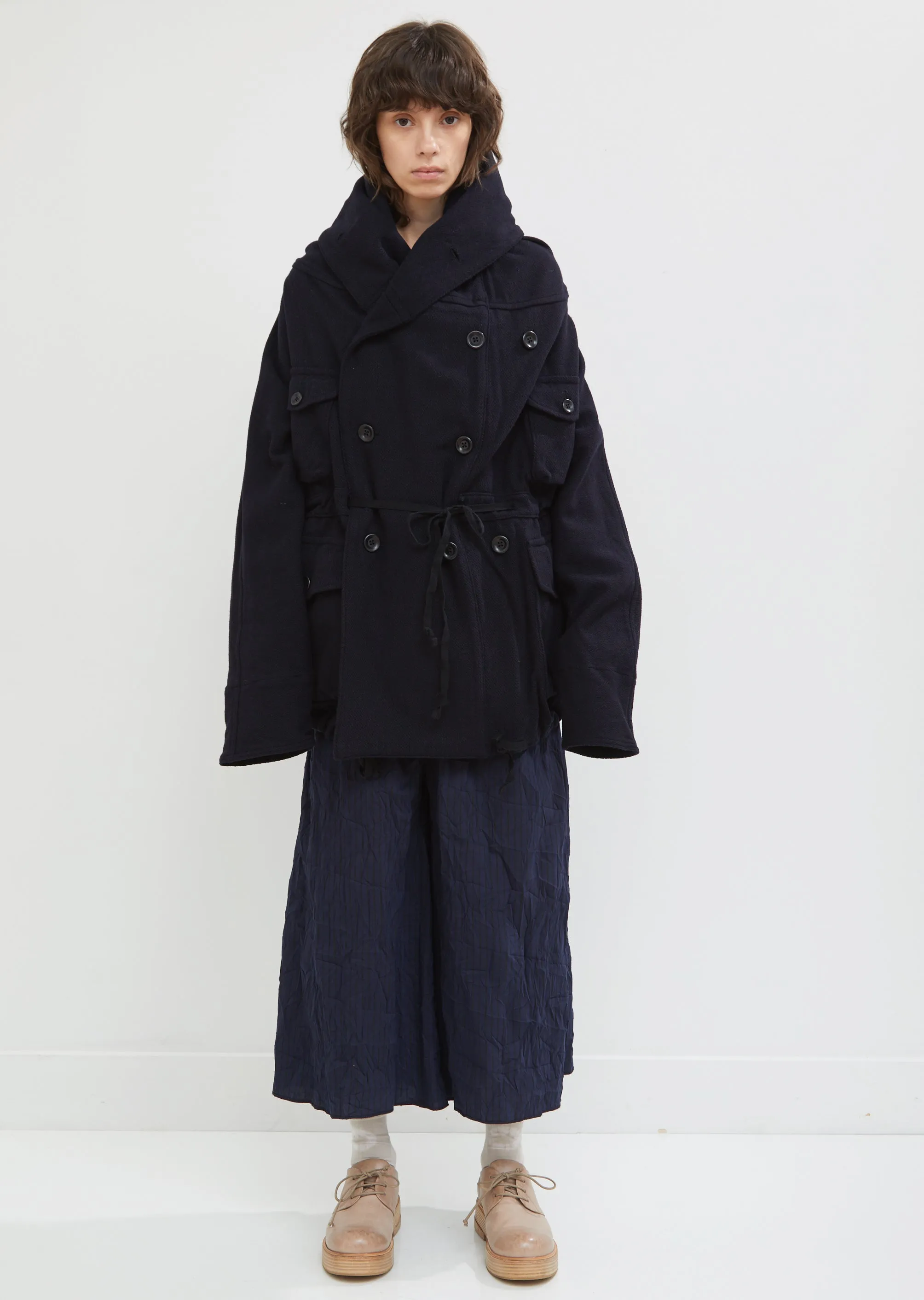 Melton Wool Ring Coat