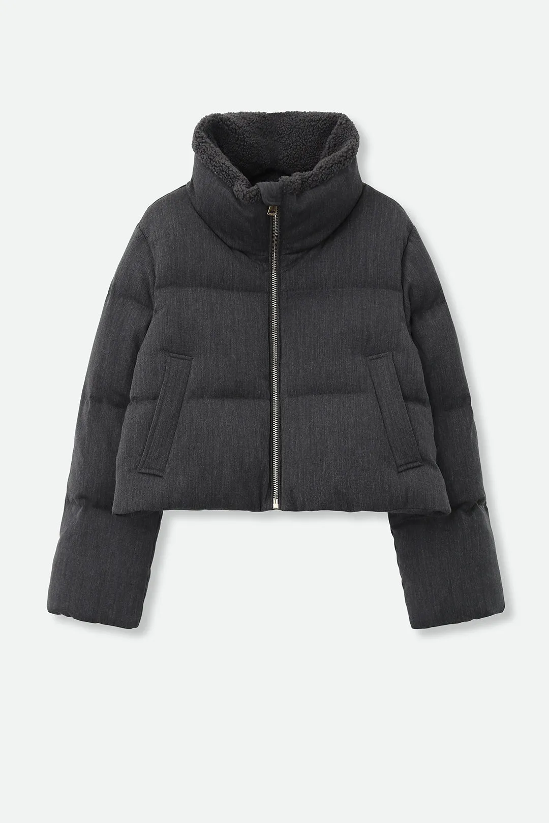 MERIBEL CROPPED COAT IN GOOSE DOWN