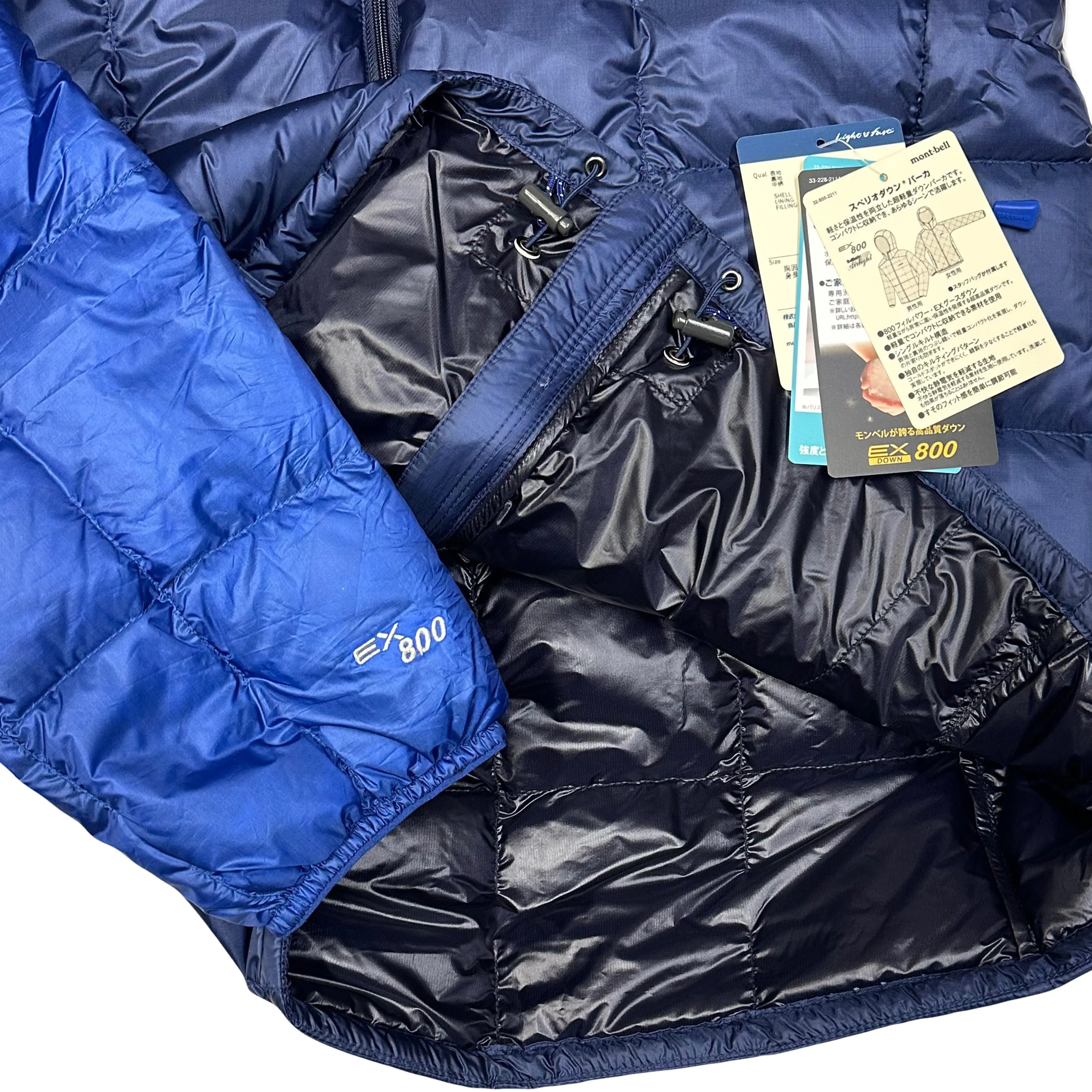 Montbell Puffer Jacket In Blue ( XL )