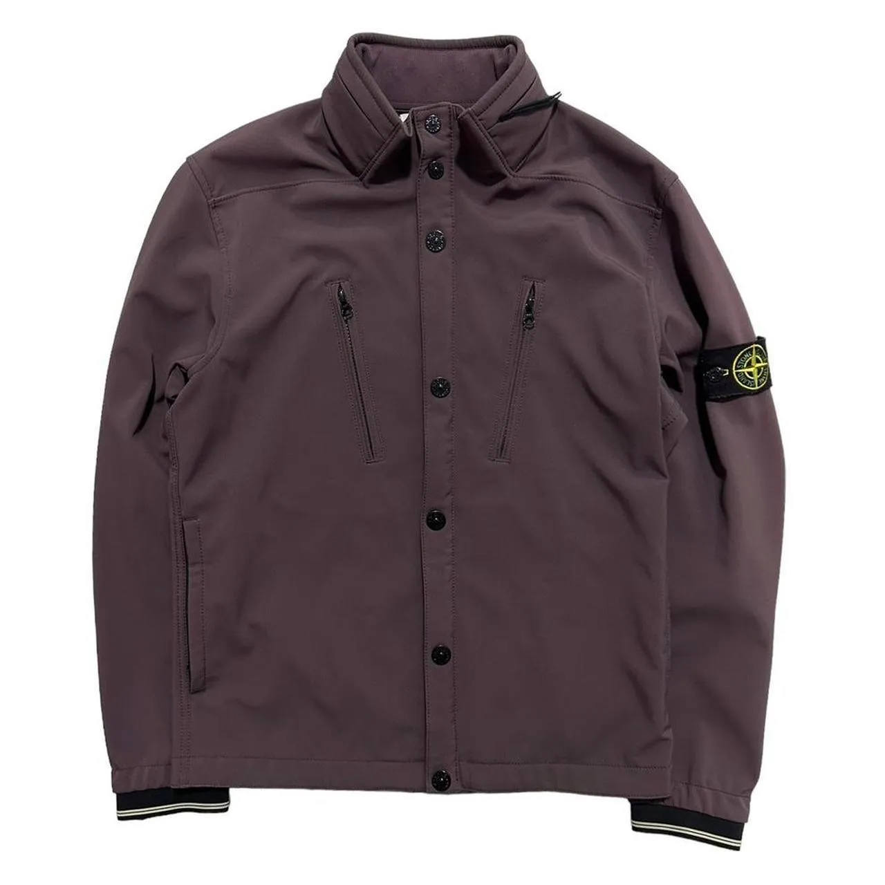 Stone Island Purple Soft Shell-R Jacket