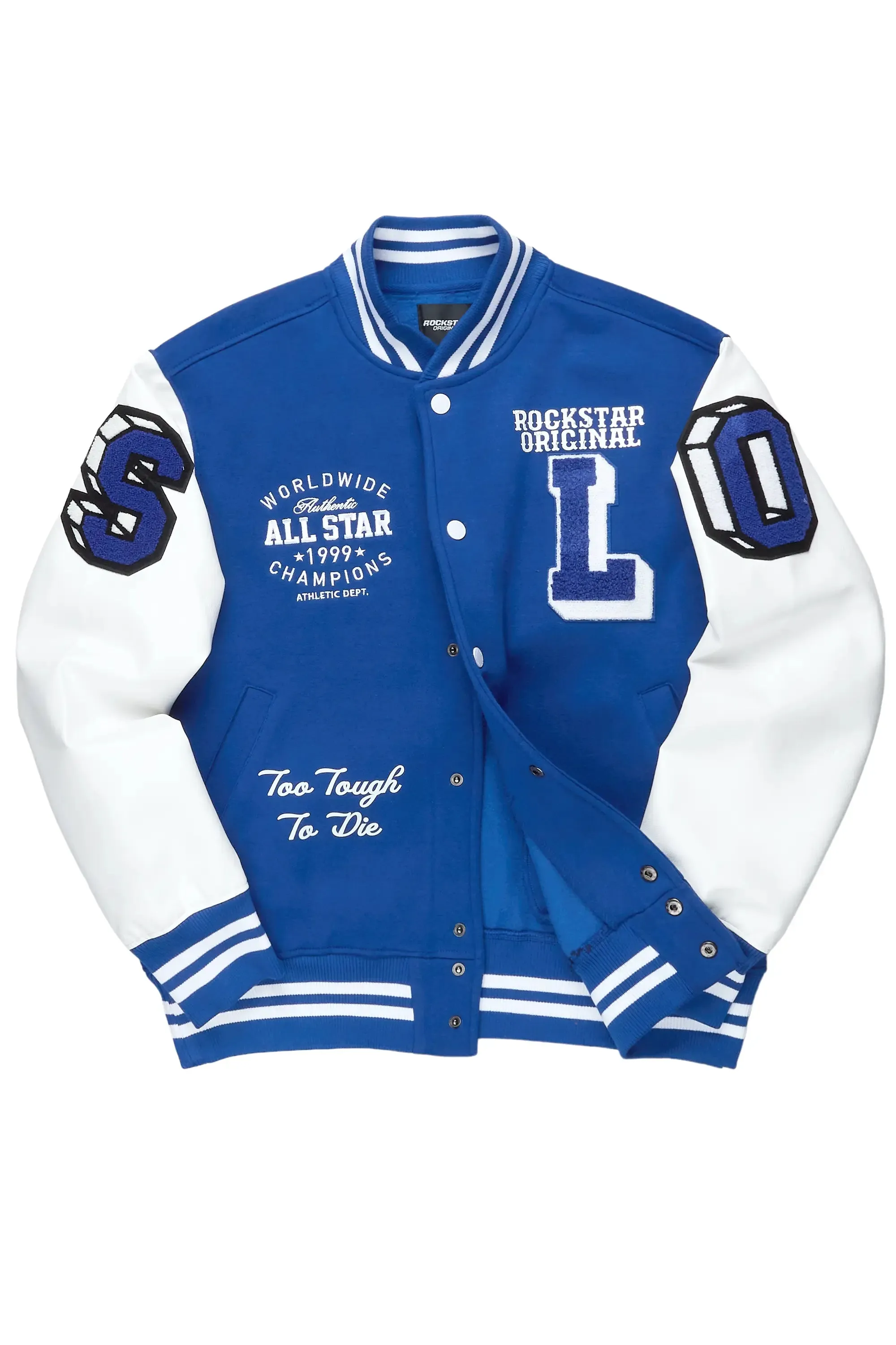 Tacey Royal Blue Varsity Jacket