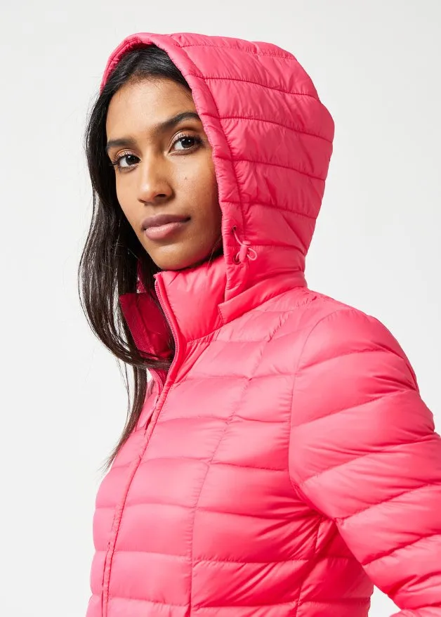 Wild Berry Duck Down Puffer Jacket