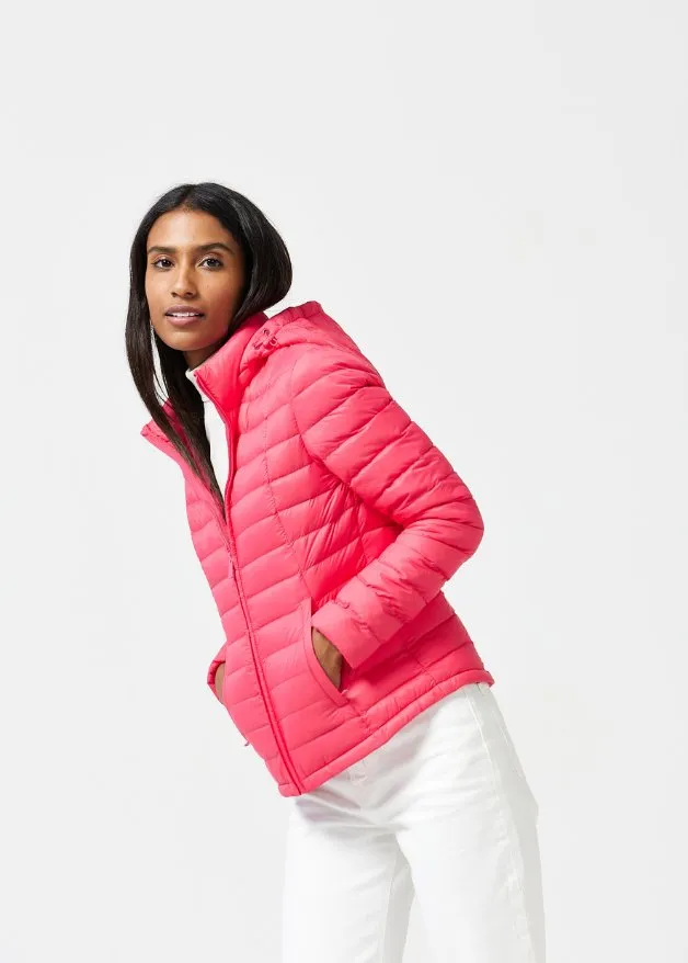 Wild Berry Duck Down Puffer Jacket